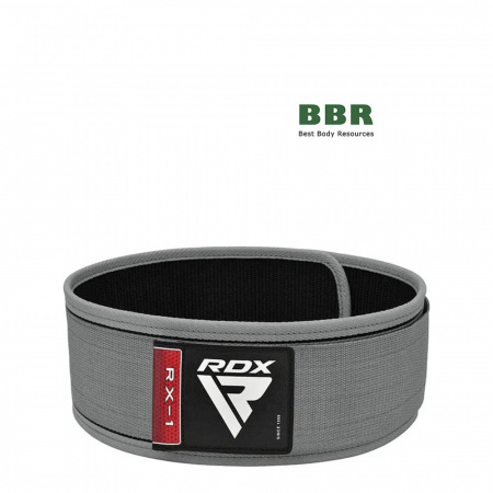 Пояс для тяжелой атлетики RX1 Weight Lifting Belt Grey, RDX