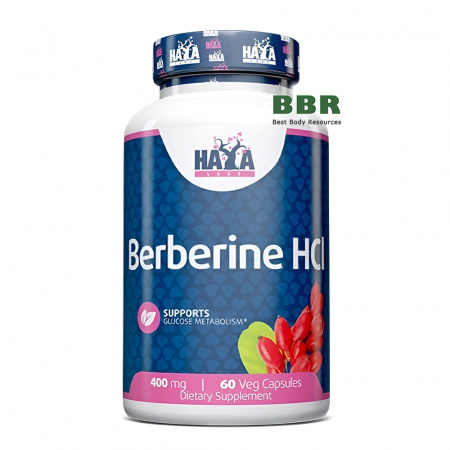 Berberine HCL 400mg 60 Veg Caps, Haya Labs