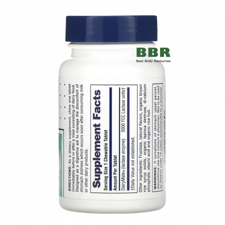 Say YES to Dairy Lactase Enzyme 50 Chewable Tabs, Nature Plus