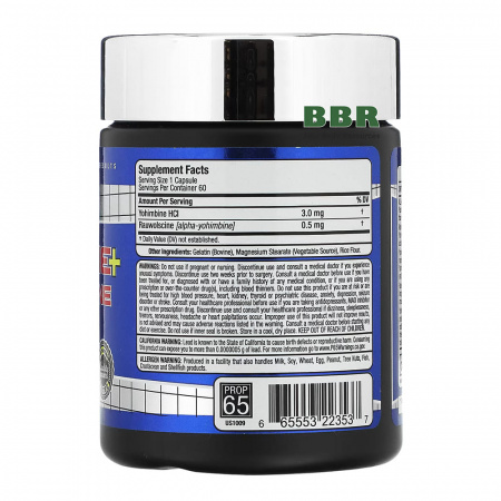 Yohimbine HCL + Rauwolscine 60 Caps, AllMAx