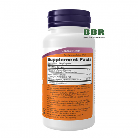 Pycnogenol 60mg 50 Veg Caps, NOW Foods