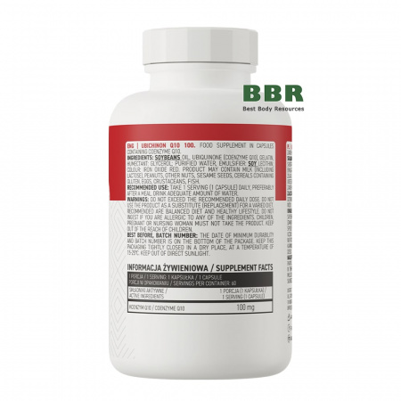 Ubichinon Q10 100 60 Caps, OstroVit Ubichinon Q10 100 60 Caps, OstroVit