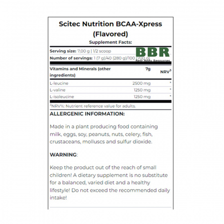 BCAA Xpress 7g, Scitec Nutrition