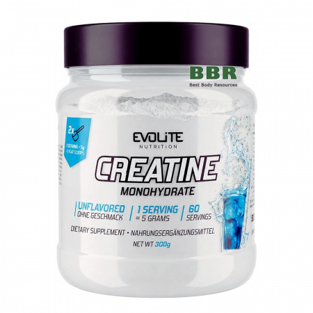 Creatine Monohydrate 300g, Evolite
