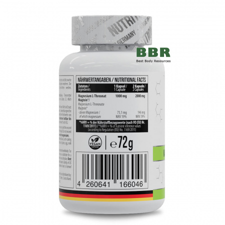 Magtein Magnesium L-Threonate 1000mg 60 Caps, MST