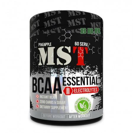 BCAA Essential Electrolytes 480g, MST BCAA Essential Electrolytes 480g, MST