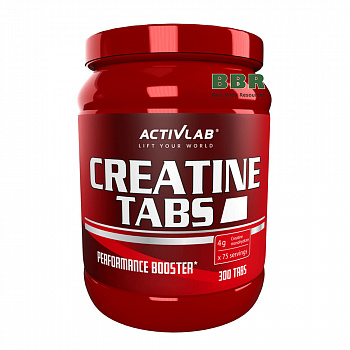 Creatine Monohydrate 300 Tabs, ActivLab