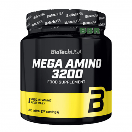 Mega Amino 3200 300 Tabs, BioTechUSA