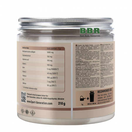 Beauty Line Formula 210g, Sport Generation