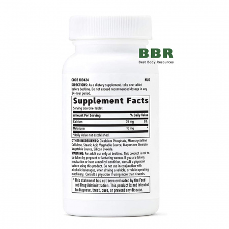 Melatonin-10 60caps, GNC