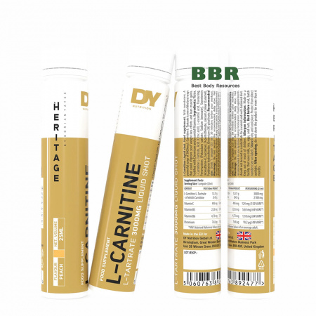L-Carnitine 3000mg Liquid Shot 25ml, Dorian Yates