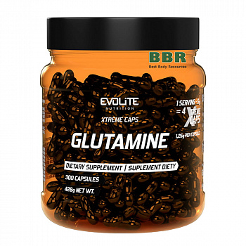 Glutamine 300 Caps, Evolite