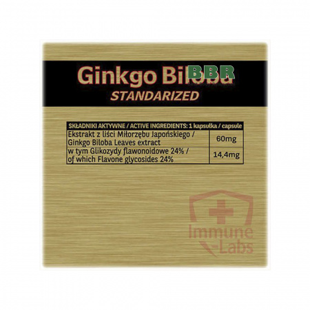 Ginkgo Biloba 60mg 150 Caps, Immune Labs
