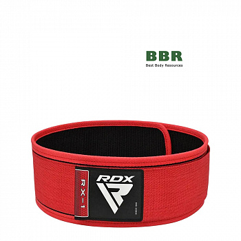 Пояс для тяжелой атлетики RX1 Weight Lifting Belt Red, RDX