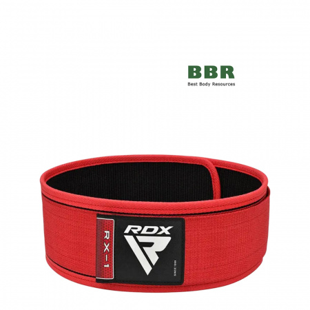 Пояс для тяжелой атлетики RX1 Weight Lifting Belt Red, RDX
