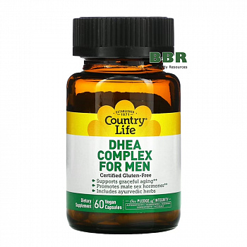 DHEA Complex for Men 60 Caps, Country Life