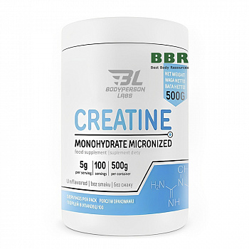 Creatine Monohydrate Micronized 500g, Bodyperson Labs