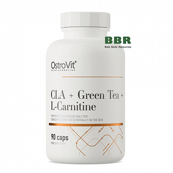 CLA + Green Tea + L-Carnitine 90 Caps, OstroVit