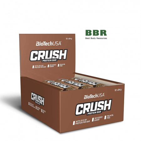 Crush Protein Bar 64g, BioTechUSA