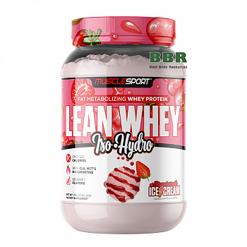 Lean Whey Protein Iso Hydro 910g, MuscleSport