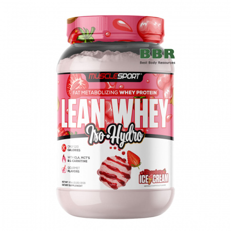 Lean Whey Protein Iso Hydro 910g, MuscleSport