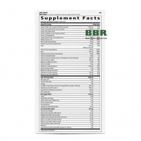 Womens Multivitamin 50 Plus 120 Tabs, GNC