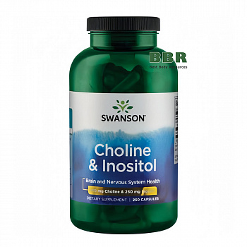 Choline & Inositol 250mg 250 Caps, Swanson