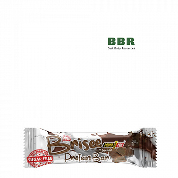 Батончик Brisee Protein Bar Sugar Free 55g, PowerPro