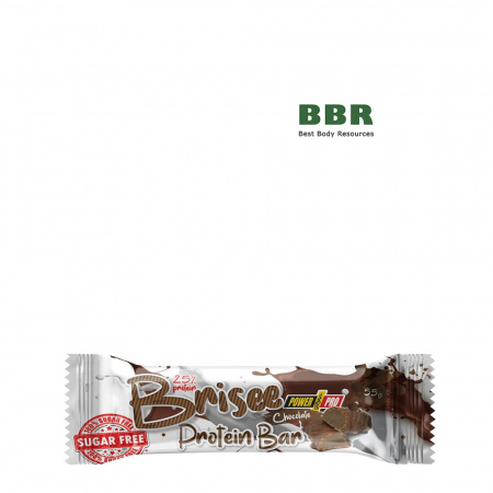 Батончик Brisee Protein Bar Sugar Free 55g, PowerPro