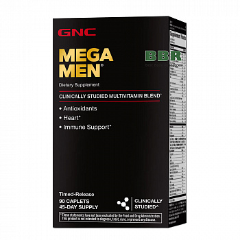 Mega Men 90caps, GNC