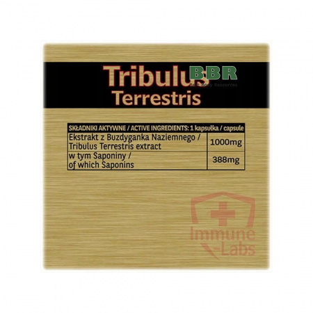 Tribulus Terrestris 950mg Saponins 60 Caps, Immune Labs