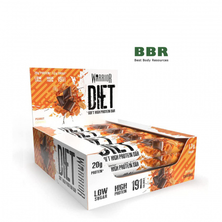 Diet Soft High Protein Bar 55g, Warrior Diet Soft High Protein Bar 55g, Warrior