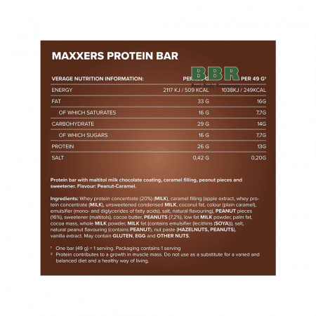 MAXXERS High Protein Bar 49g, IronMaxx