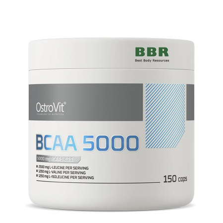 BCAA 1000mg 150 Caps, OstroVit BCAA 1000mg 150 Caps, OstroVit