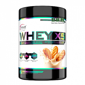Whey X5 Protein 900g, Genius Nutrition Whey X5 Protein 900g, Genius Nutrition