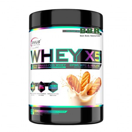Whey X5 Protein 900g, Genius Nutrition