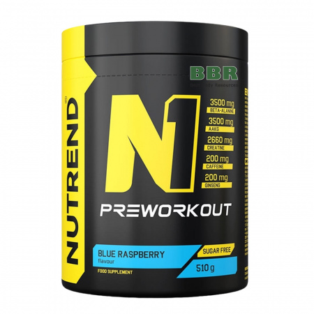 N1 Preworkout 510g, NUTREND