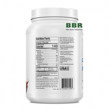 100% Grass-Fed Whey Protein 816g, MuscleTech