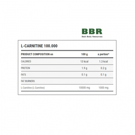 L-Carnitine 100.000 1000ml, Weider L-Carnitine 100.000 1000ml, Weider