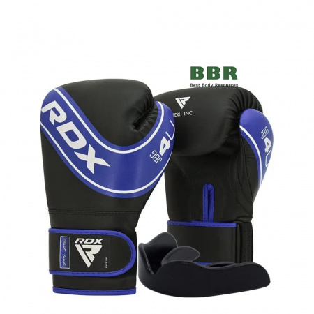 Перчатки Боксерские 4B Robo Kids Blue/Black, RDX