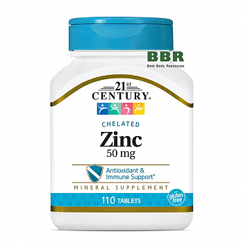 Zinc 50mg 110tab, 21st Century