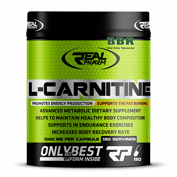 L-Carnitine 1000mg 150caps, Real Pharm