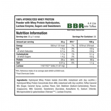 Hydrolyzed Whey Protein 2030g, Scitec Nutrition
