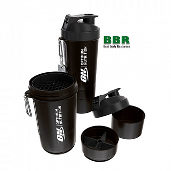 Шейкер 3-х комп 600ml, Optimum Nutrition