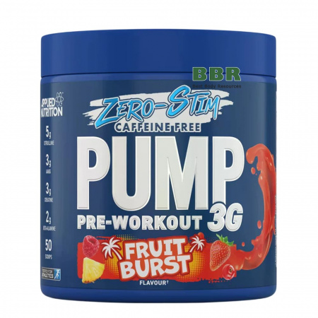 PUMP Pre-Workout 3G Caffeine Free 375g, Applied Nutrition