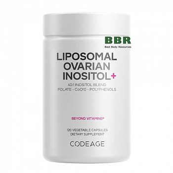 Liposomal Ovarian Inositol plus 120 Veg Caps, Codeage