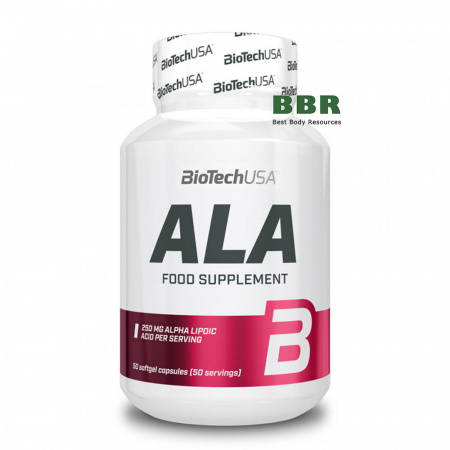 ALA 250mg 50 Caps, BioTechUSA