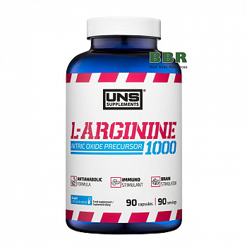 L-Arginine 1000 90caps, UNS