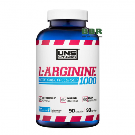 L-Arginine 1000 90caps, UNS