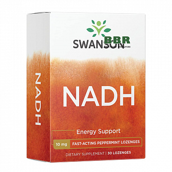 NADH 10mg 30 Tabs, Swanson